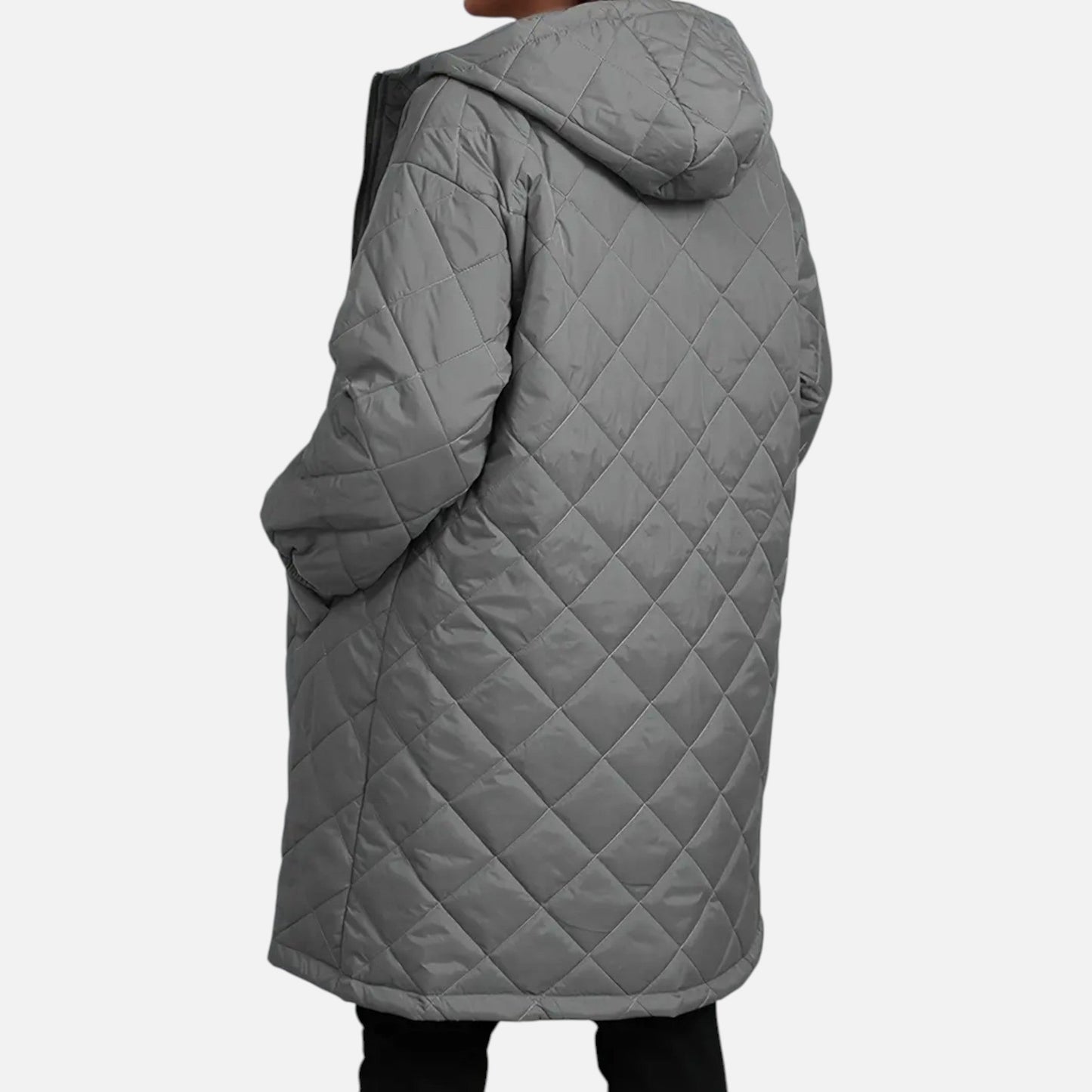 Chaqueta Acolchada Plus Size para Mujer